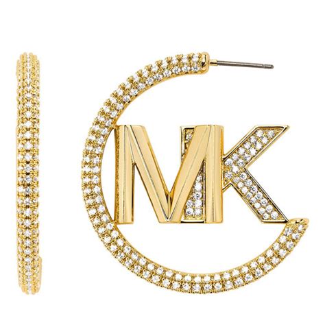 michael kors slim rose gold plated hoop earrings|14k gold huggie hoop earrings.